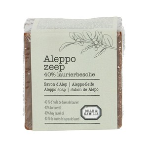 Aleppo-zeep, 60% olijfolie 40% laurierbessenolie, 185 gram from Dille & Kamille