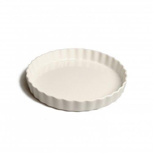 Taart-/ quichevorm, porselein, Ø 22 cm from Dille & Kamille