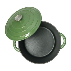 Braadpan, gietijzer, groen, Ø 29 cm from Dille & Kamille