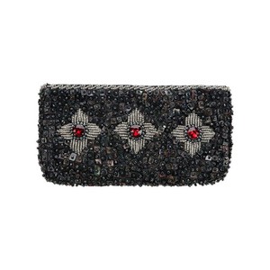 Babae Clutch Black Red Drops from Disenyo