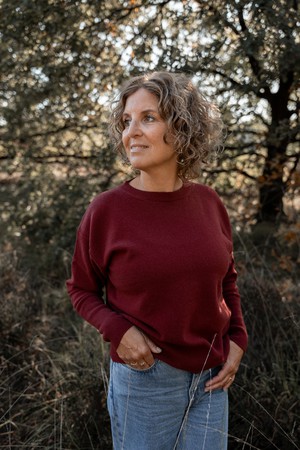 Trui Claudia – Bordeaux Red from Douxx