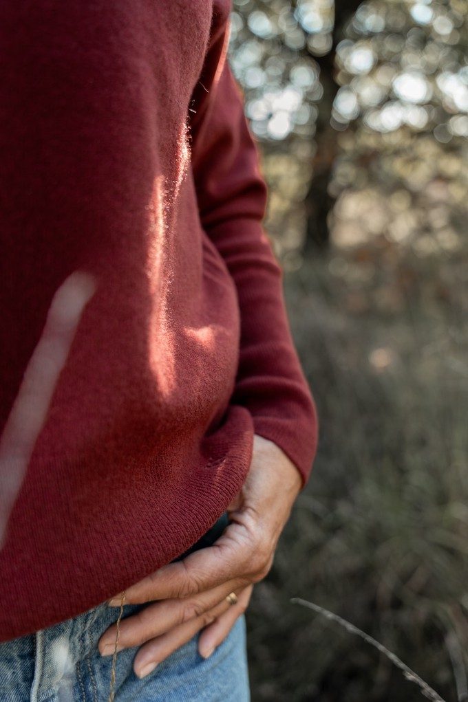 Trui Claudia – Bordeaux Red from Douxx