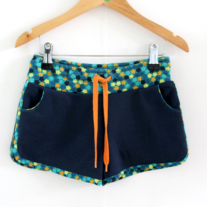 Hotpants bloemetjesblauw from Dress en Les