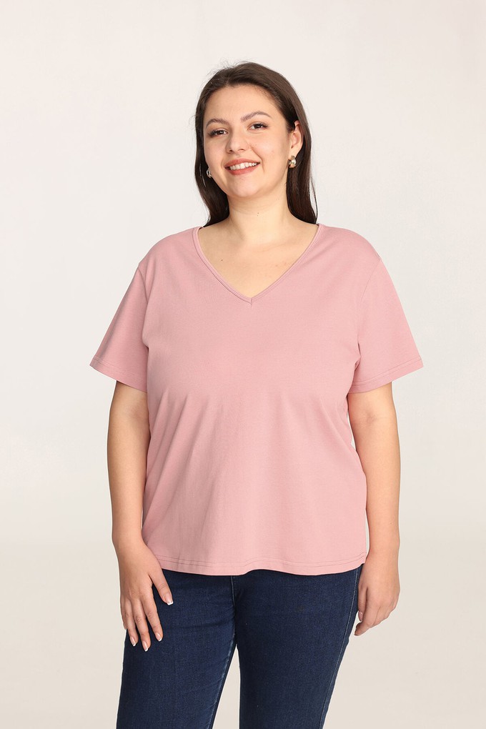 Organic Cotton V-Neck T-Shirt from Ecoer Fashion