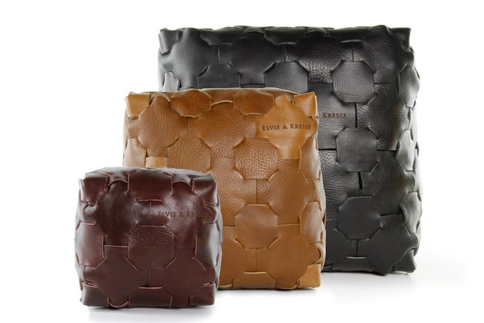 Leather Cube from Elvis & Kresse