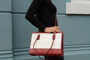 Fire & Hide Square Tote from Elvis & Kresse