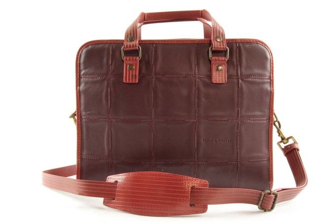 Leather Compact Briefcase from Elvis & Kresse