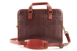 Leather Compact Briefcase from Elvis & Kresse