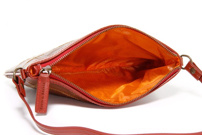 Clutch Bag | Leather & Fire-hose from Elvis & Kresse