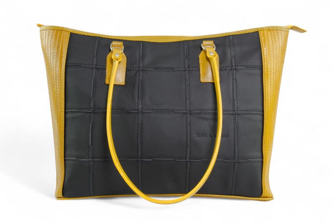 Classic Tote | Leather & Fire-hose from Elvis & Kresse