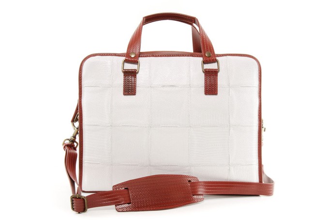 Leather Compact Briefcase from Elvis & Kresse