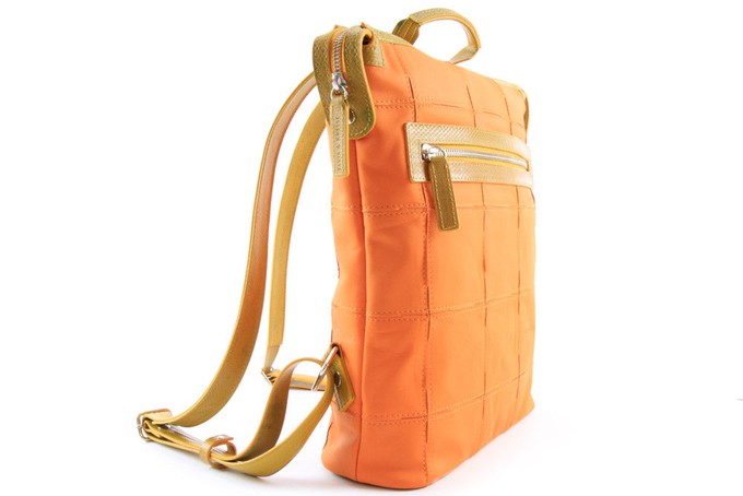 Small Backpack | Leather & Fire-hose from Elvis & Kresse