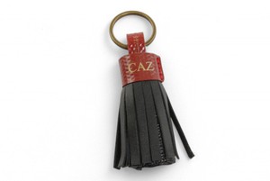 Tassel Keyring | Leather & Fire-hose from Elvis & Kresse