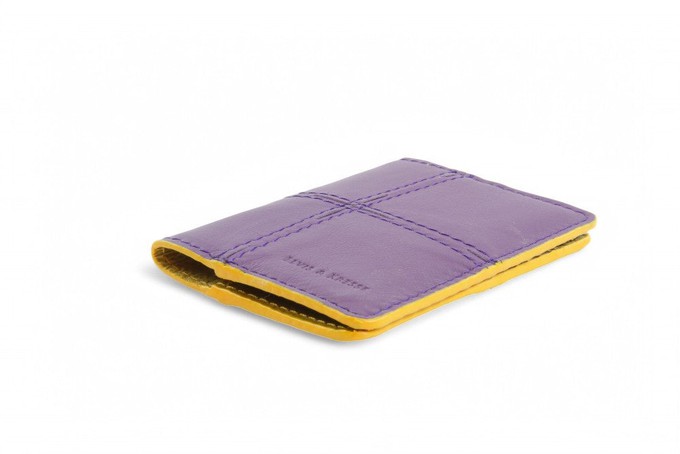 Card Holder | Leather & Fire-hose from Elvis & Kresse