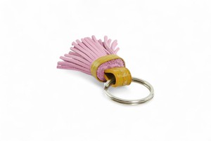 Mini Tassel Keyring | Leather & Fire-hose from Elvis & Kresse