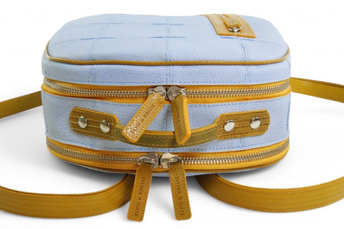 Voyager Backpack | Leather & Fire-hose from Elvis & Kresse