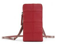 Crossbody pouch | Leather & Fire-hose via Elvis & Kresse