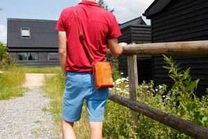 Saddle Bag | Leather & Fire-hose from Elvis & Kresse