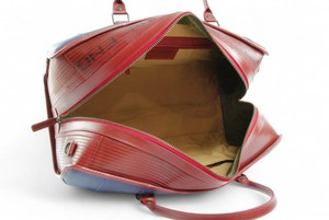 Overnight Bag | Leather & Fire-hose from Elvis & Kresse