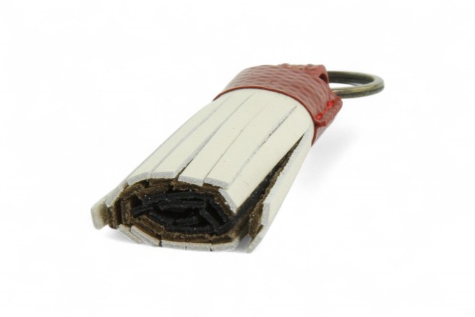 Tassel Keyring | Leather & Fire-hose from Elvis & Kresse