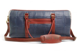 Overnight Bag | Leather & Fire-hose from Elvis & Kresse