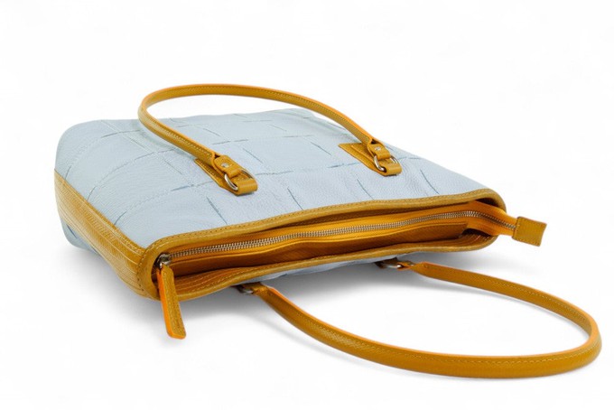 Small Tote | Leather & Fire-hose from Elvis & Kresse