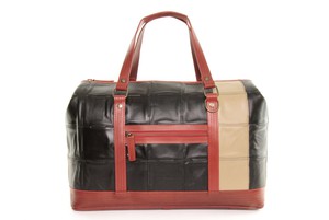 Gladstone Travel Bag | Leather & Fire-hose from Elvis & Kresse