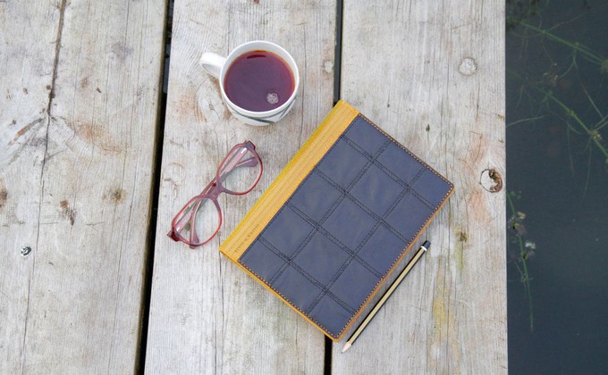 A5 Notebook | Leather & Fire-hose from Elvis & Kresse