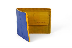 Billfold Wallet with Coin Pocket | Leather & Fire-hose from Elvis & Kresse