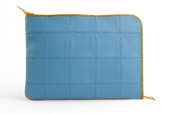 Folio Laptop Case | Leather & Fire-hose from Elvis & Kresse
