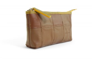 Toiletry Pouch | Leather & Fire-hose from Elvis & Kresse