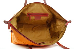 Weekend Bag | Leather & Fire-hose from Elvis & Kresse