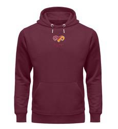 Exklusiv: Herrenhoodie Life Stick Bordeaux van espero