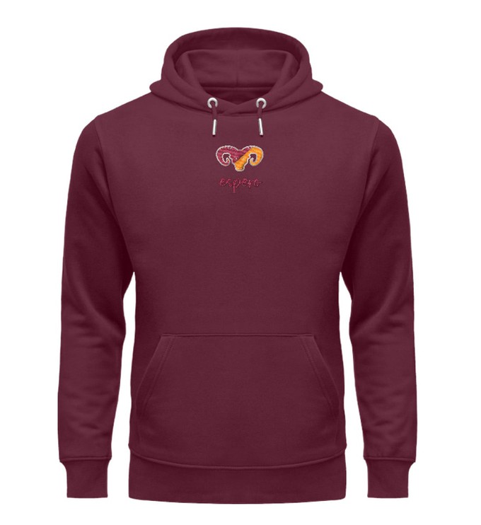 Exklusiv: Herrenhoodie Life Stick Bordeaux from espero