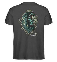 Herrenshirt Cecil Flow Dunkelgrau mit Rückenprint via espero