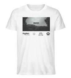 Herrenshirt Wings Protect Weiß via espero