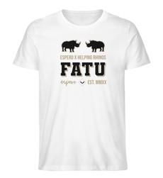 Herrenshirt Fatu Free Weiß via espero