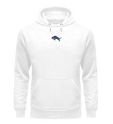 Exklusiv: Herrenhoodie Respect Stick Weiß van espero
