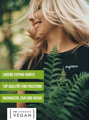 Exklusiv: Damenshirt Respect Fly Weiß from espero