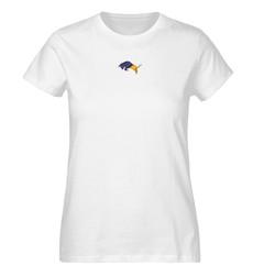 Exklusiv: Damenshirt Respect Stick Weiß via espero
