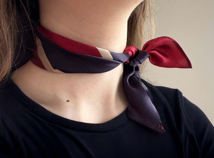 Furoshiki - Ruby Midnight - SILK FabRap Gift Wrapping from FabRap