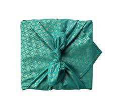 Jade Fabric Gift Wrap Reusable Furoshiki Single Sided van FabRap