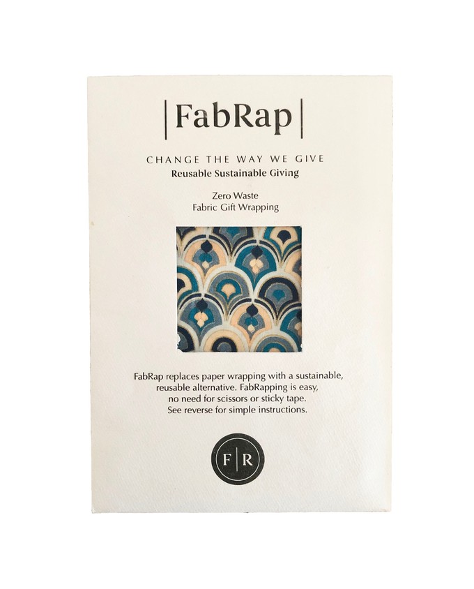 Art Deco Fabric Gift Wrap Furoshiki Cloth - Single Sided from FabRap