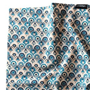 Art Deco Fabric Gift Wrap Furoshiki Cloth - Single Sided from FabRap