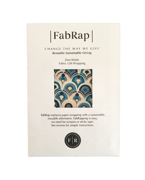 Furoshiki Gift Wrap - 3 Pack (Sizes Small, Medium & Large) Single Sided Bundle - Art Deco from FabRap