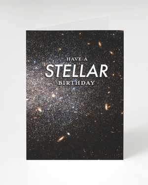 Wenskaart verjaardag "Stellar Birthday" from Fairy Positron