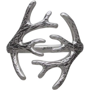 Zilveren ring gewei from Fairy Positron