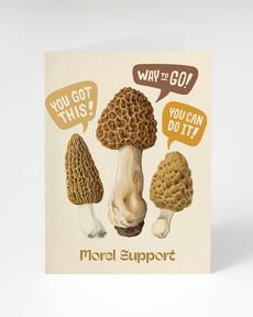 Wenskaart "Morel support" via Fairy Positron