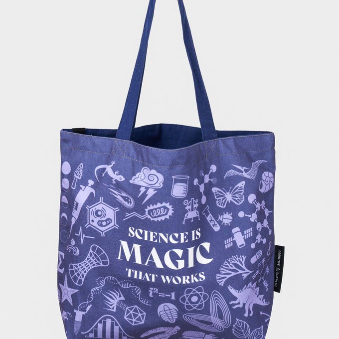 "Science is magic that works" (paars) from Fairy Positron