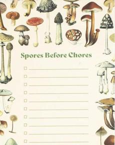 Takenlijst Paddenstoelen - Spores Before Chores via Fairy Positron